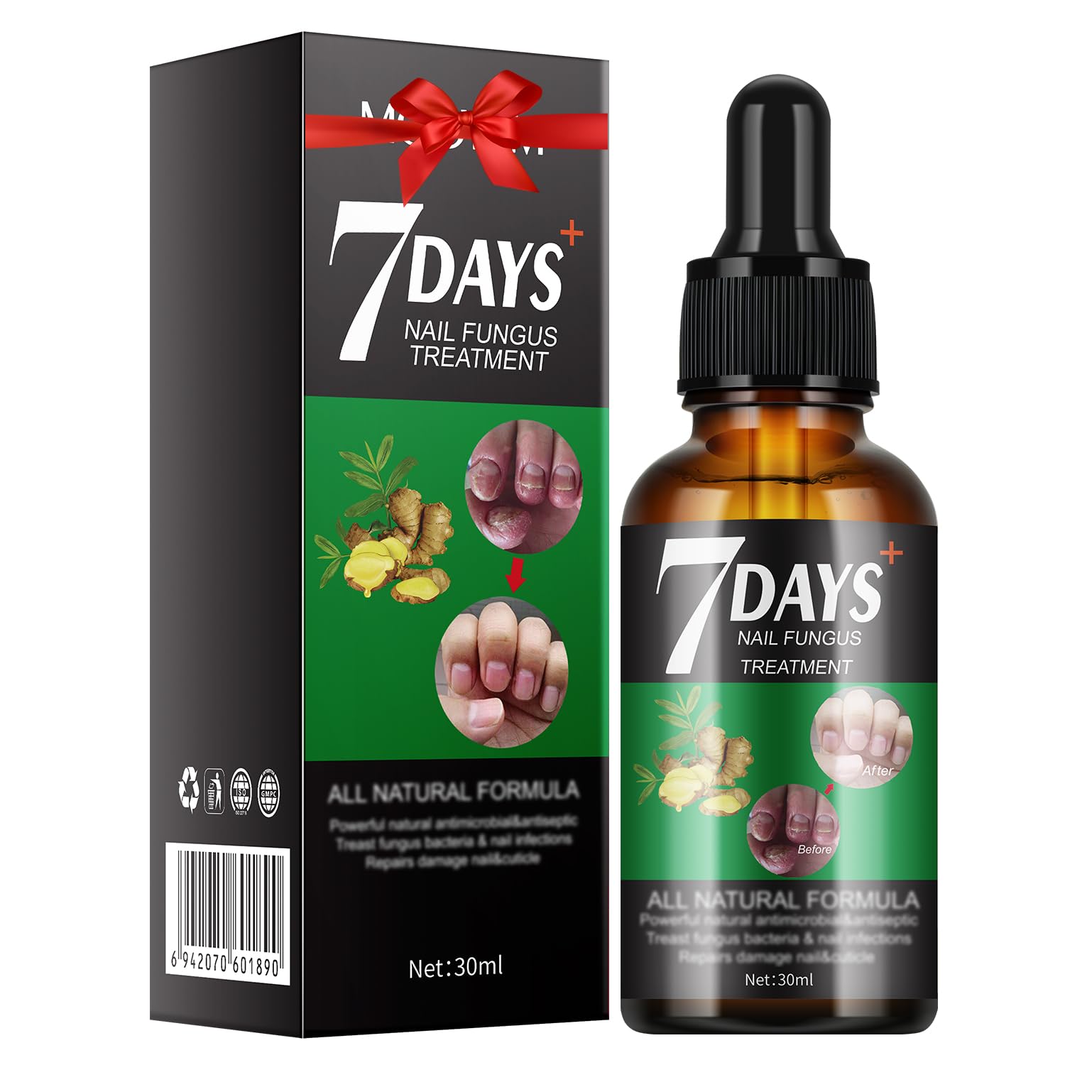 Nail Growth Serum Ginger Extract Nail Essence – Repair and Strengthen for Glowing, Beautiful Nails 30ml